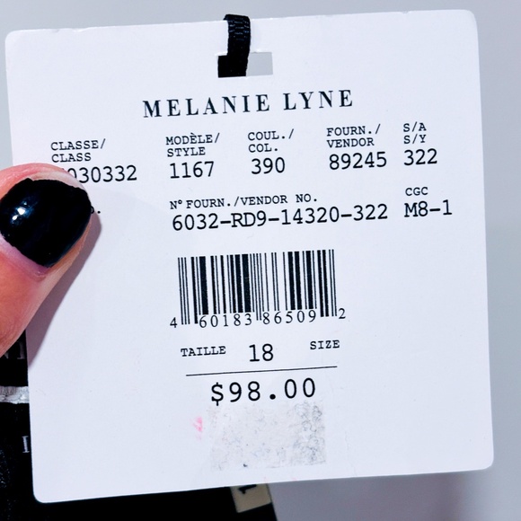 MELANIE LYNE Green and black animal print stretch pants - Picture 4 of 8